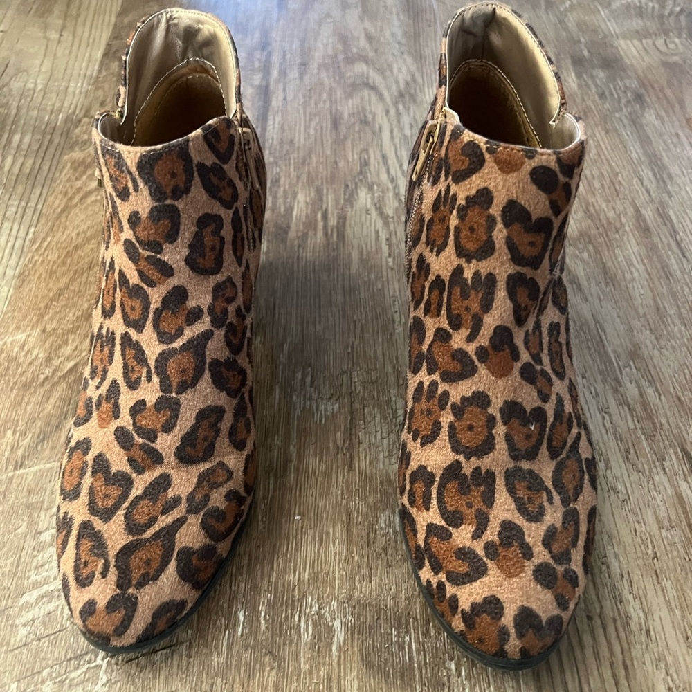 Leopard Print Booties - image 1